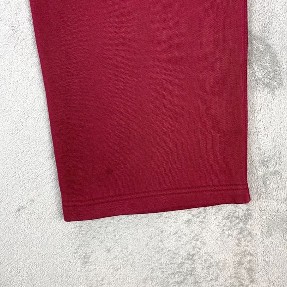 NIKE Sweatpants Mens Maroon Casual Loungewear Athletic Sweats Pockets Swoosh XL - Picture 4 of 8